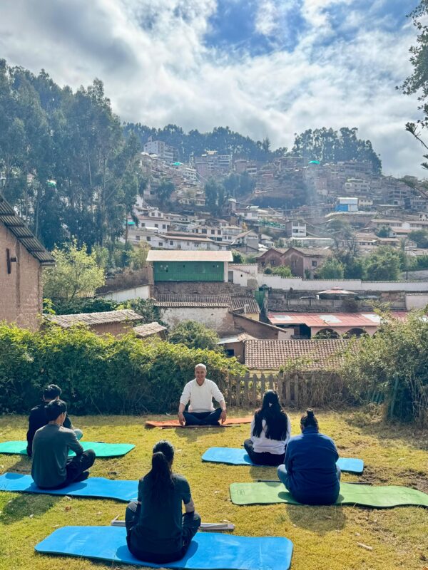 Awakening yoga, in the garden of Casa Peralta - Image 4