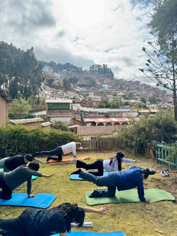 Awakening yoga, in the garden of Casa Peralta - Image 5