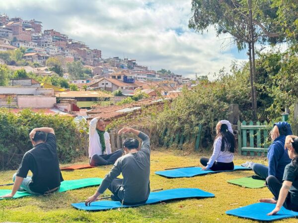 Awakening yoga, in the garden of Casa Peralta - Image 2